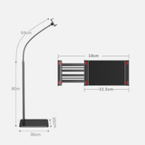 ADJUSTABLE FLOOR PHONE STAND